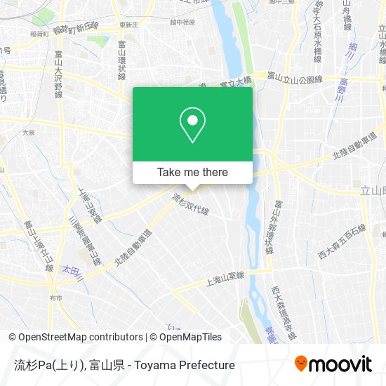 流杉Pa(上り) map