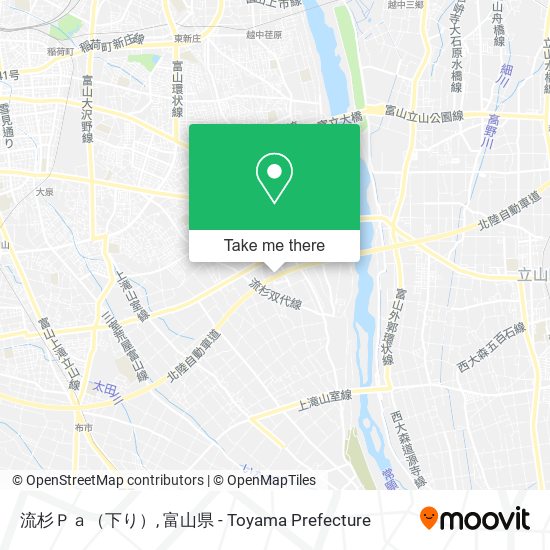 流杉Ｐａ（下り） map