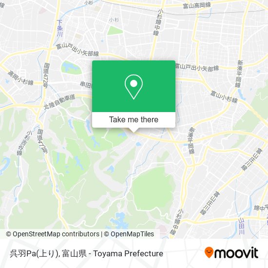 呉羽Pa(上り) map