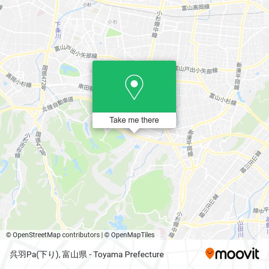 呉羽Pa(下り) map