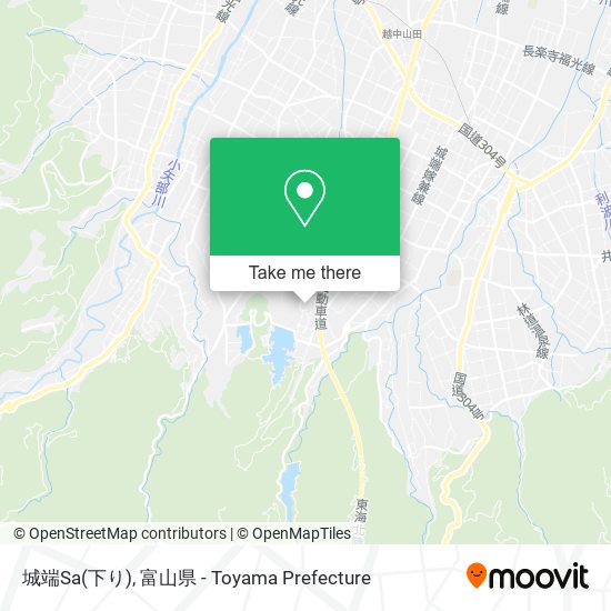 城端Sa(下り) map