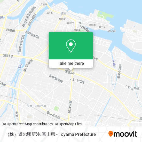 （株）道の駅新湊 map