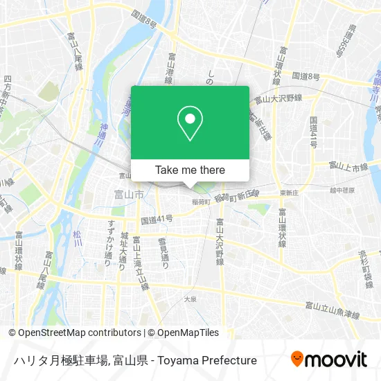 ハリタ月極駐車場 map