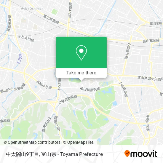 中太閤山9丁目 map