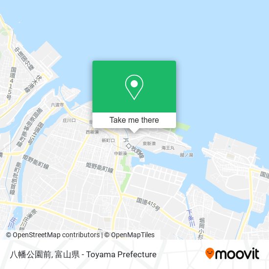 八幡公園前 map