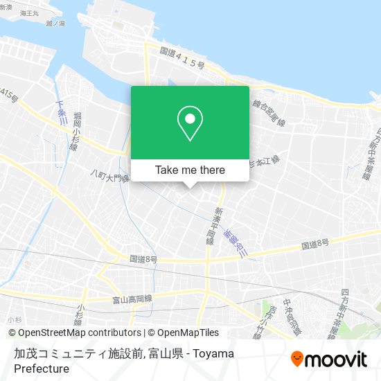 加茂コミュニティ施設前 map