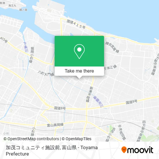 加茂コミュニティ施設前 map