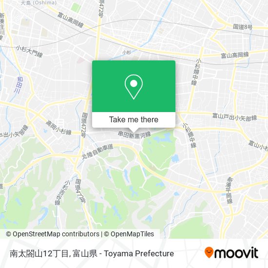 南太閤山12丁目 map