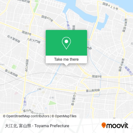 大江北 map