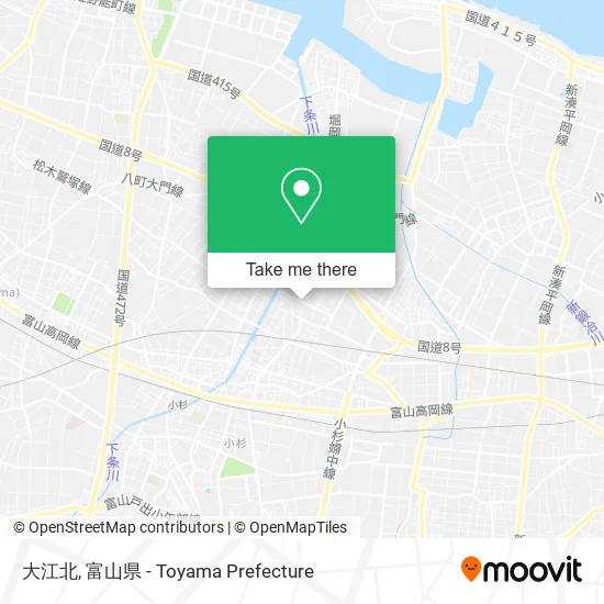 大江北 map