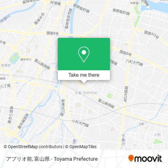 アプリオ前 map
