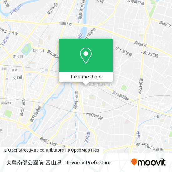 大島南部公園前 map
