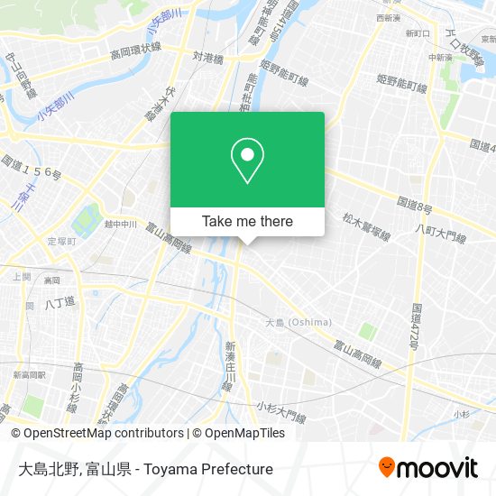 大島北野 map