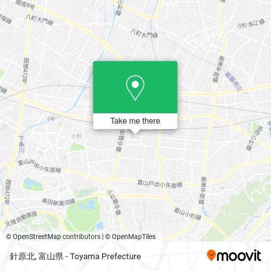 針原北 map