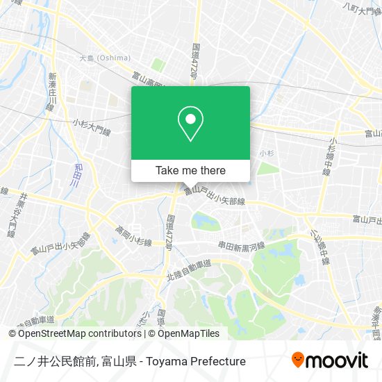 二ノ井公民館前 map