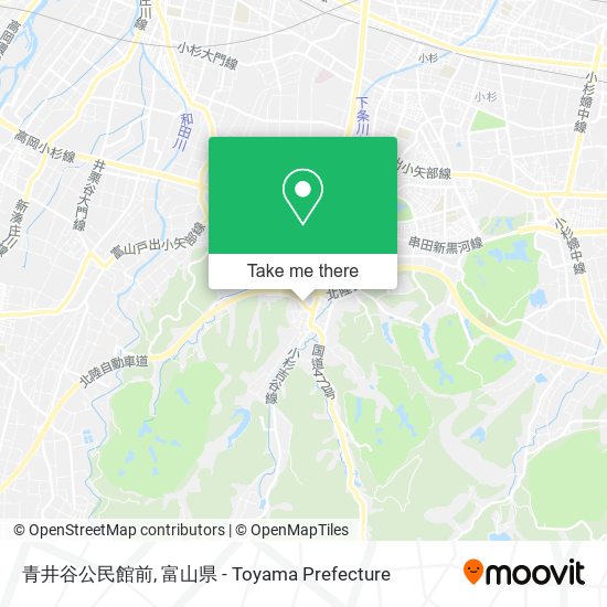 青井谷公民館前 map