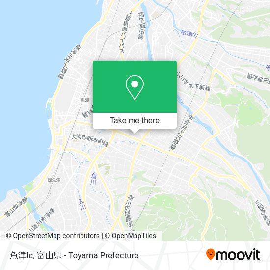 魚津Ic map