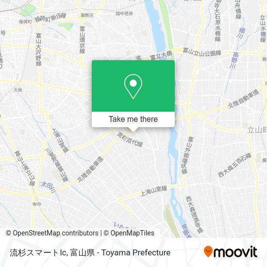 流杉スマートIc map