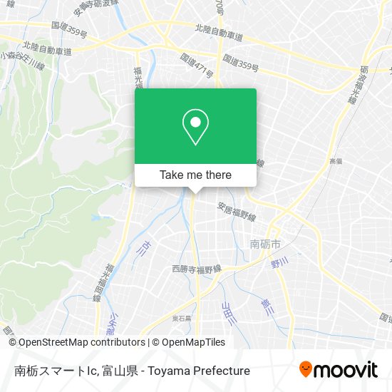 南栃スマートIc map