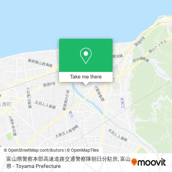 富山県警察本部高速道路交通警察隊朝日分駐所 map