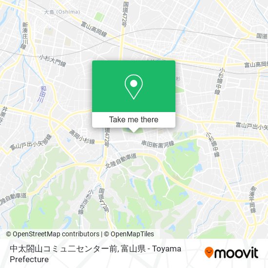 中太閤山コミュ二センター前 map