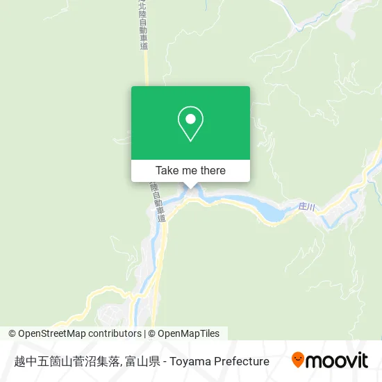 越中五箇山菅沼集落 map