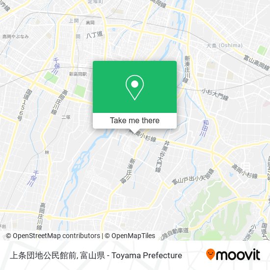 上条団地公民館前 map
