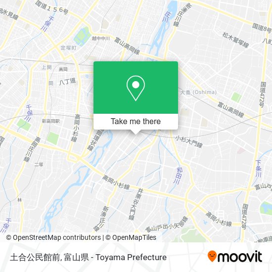 土合公民館前 map