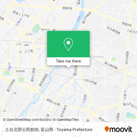 土合北部公民館前 map