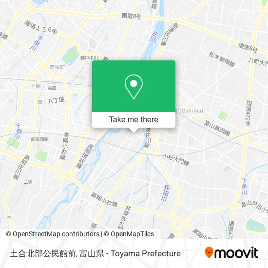 土合北部公民館前 map