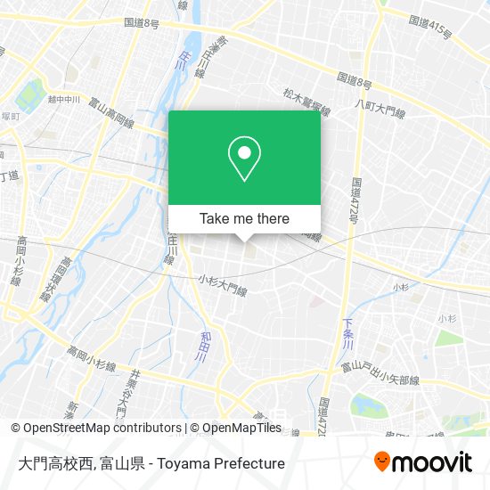 大門高校西 map