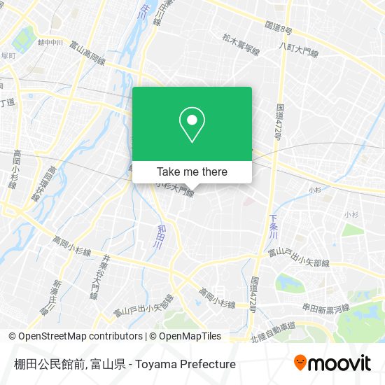 棚田公民館前 map