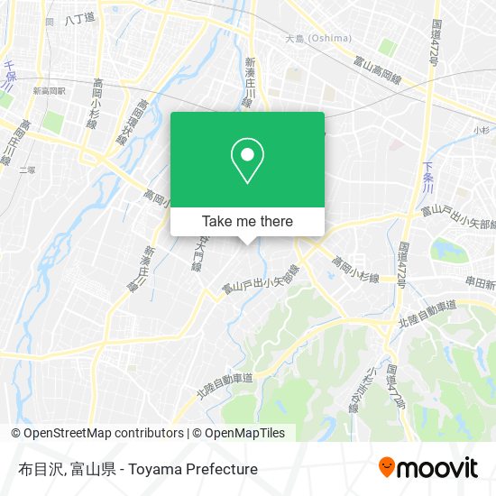 布目沢 map