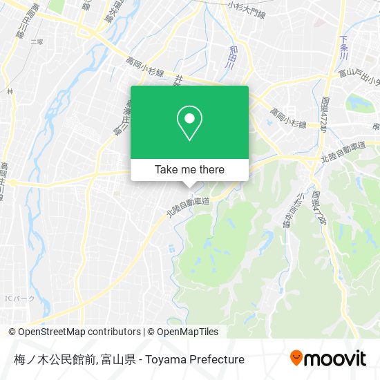 梅ノ木公民館前 map