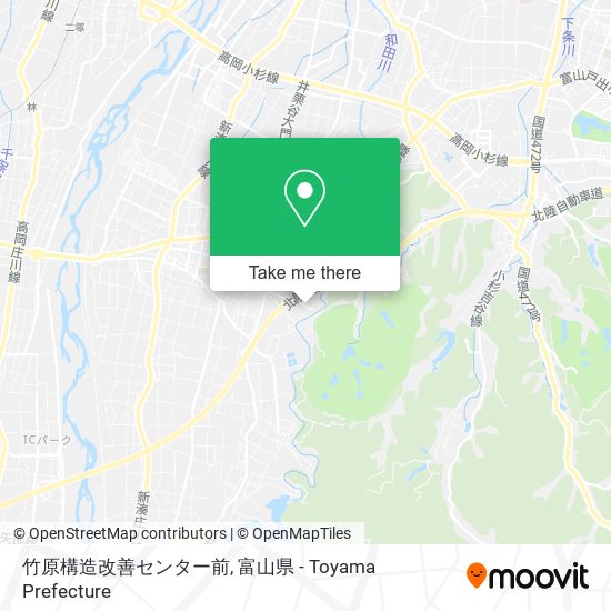 竹原構造改善センター前 map