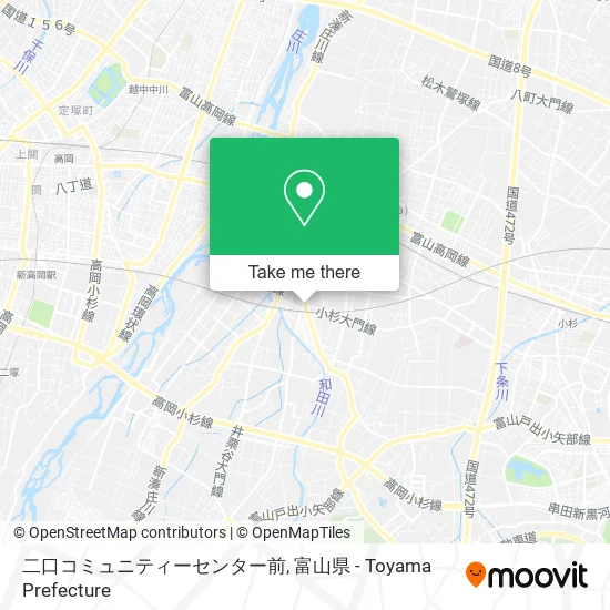 二口コミュニティーセンター前 map