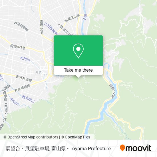 展望台・展望駐車場 map