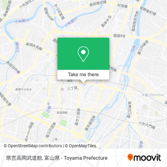県営高岡武道館 map