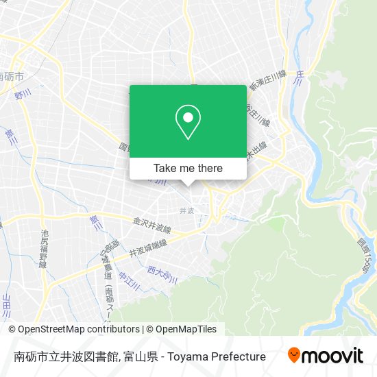 南砺市立井波図書館 map