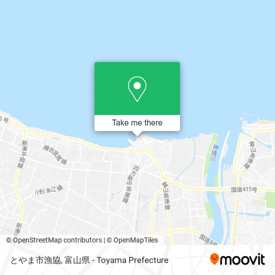 とやま市漁協 map