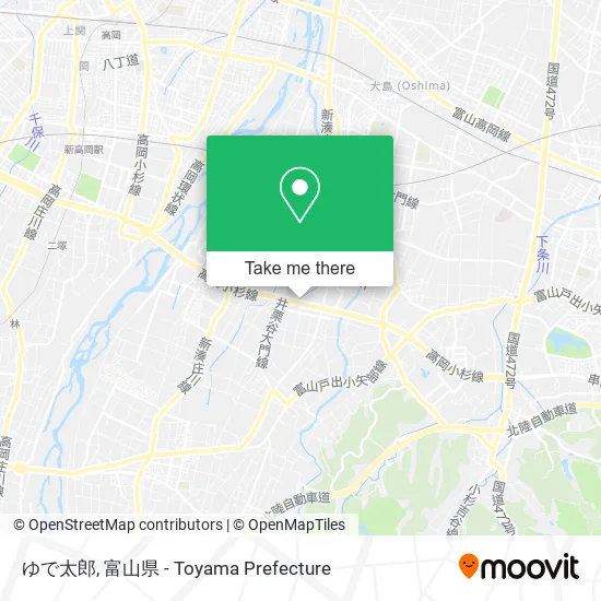 ゆで太郎 map