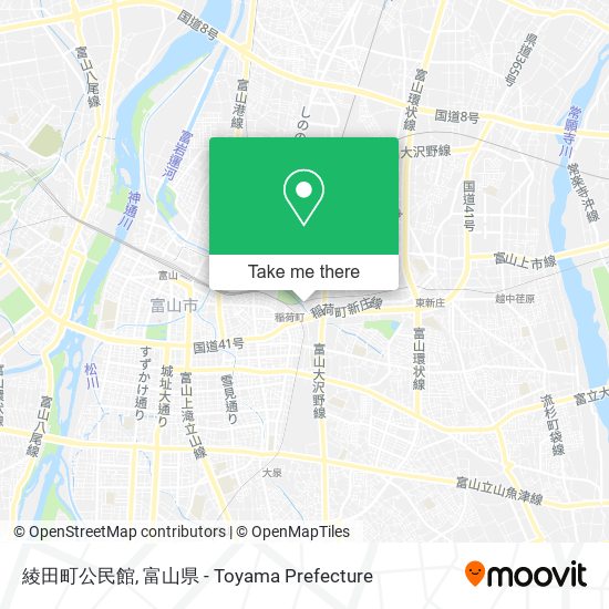 綾田町公民館 map