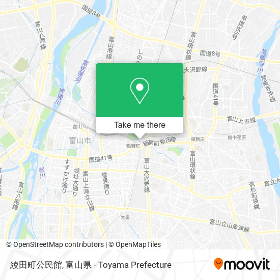 綾田町公民館 map