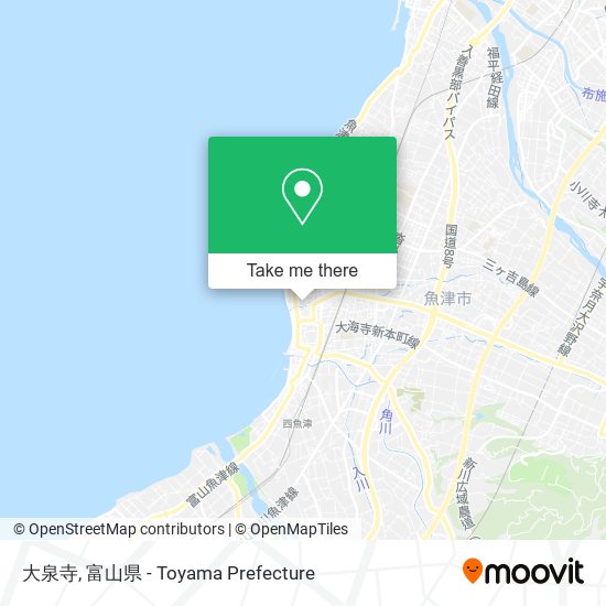 大泉寺 map