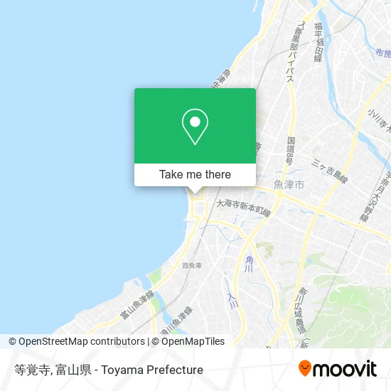 等覚寺 map