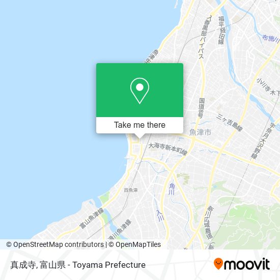 真成寺 map