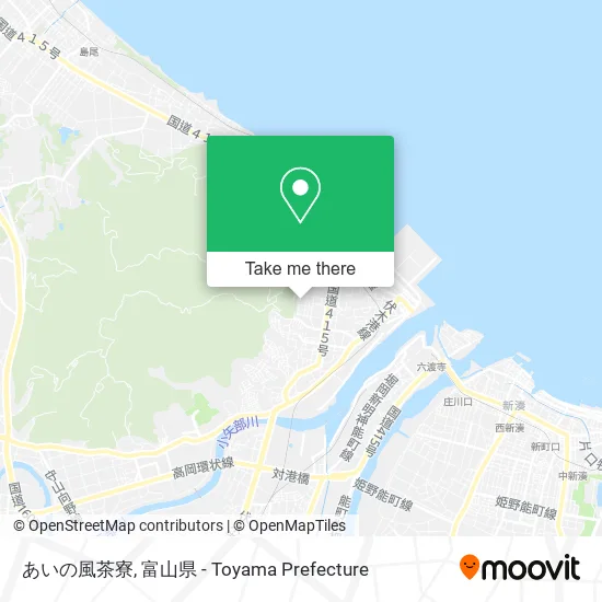 あいの風茶寮 map