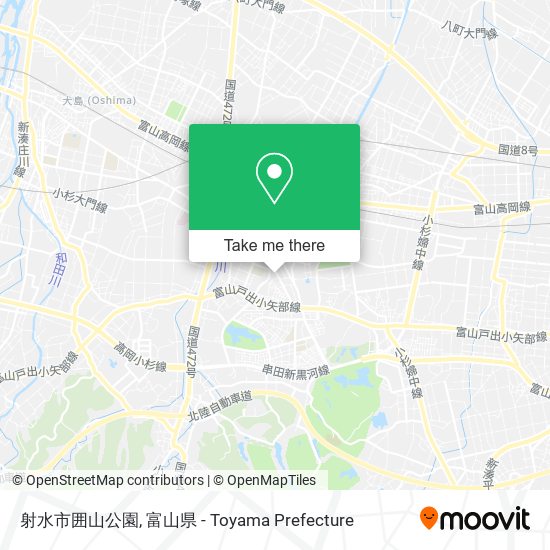 射水市囲山公園 map