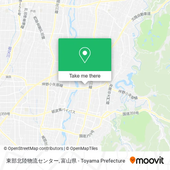 東部北陸物流センター map