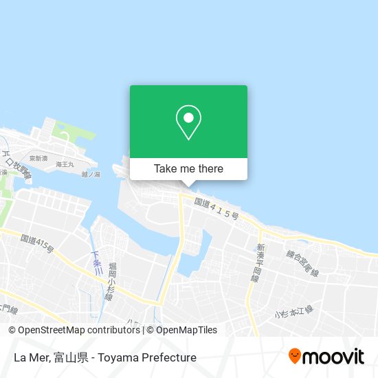 La Mer map